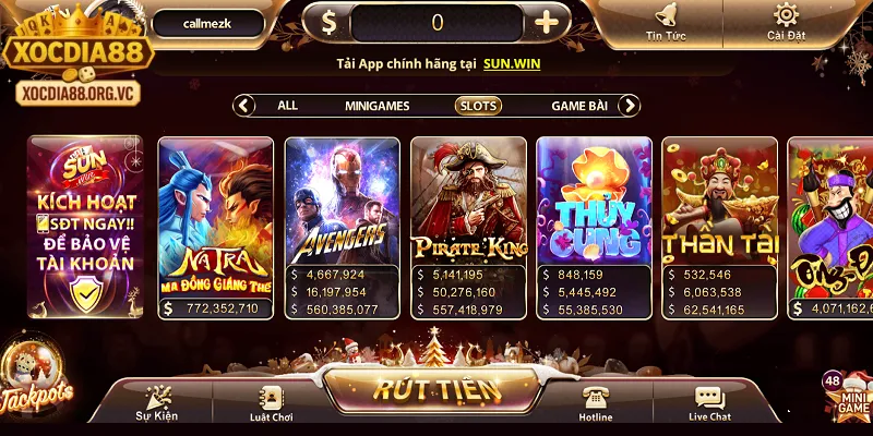 Các tựa game nổ hũ sunwin hấp dẫn nhất