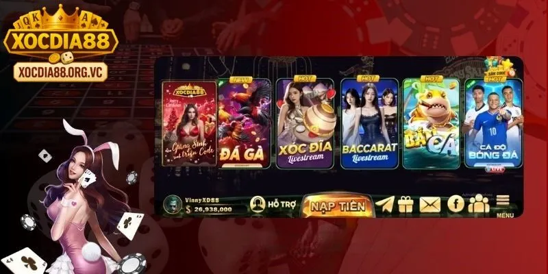Tải ứng dụng Xocdia88 bạn sẽ khám phá hàng loạt tính năng hấp dẫn